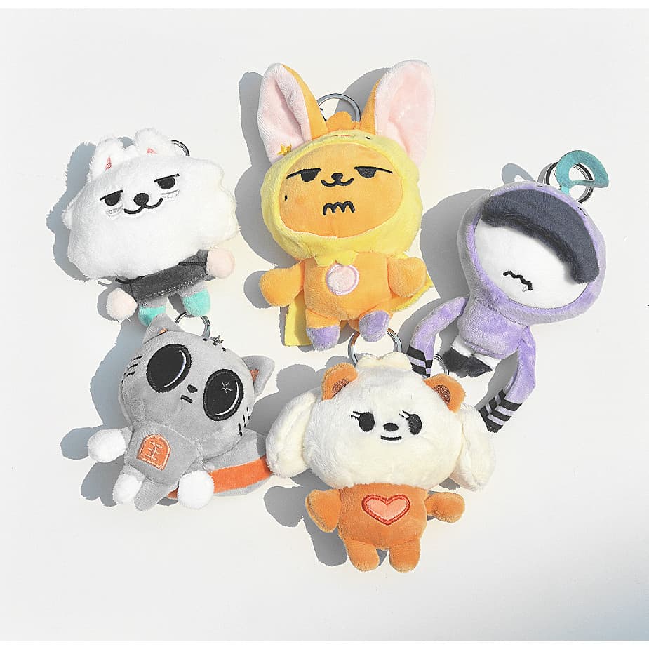 Brinquedo de pelúcia TXT Kpop Fofo Soobin, Beomwoo, chaveiro de pelúcia estilo PPULBATU, chaveiro de pelúcia Tutu Bar de
