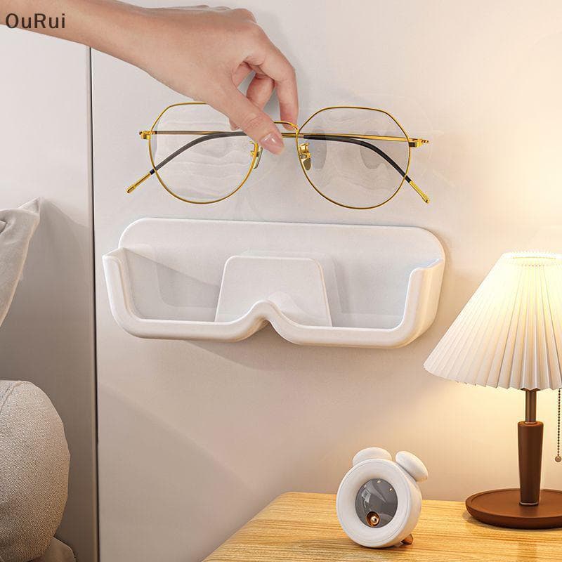 [B & C] Armazenamento De Óculos Sem Perfurações Ra Montado Na Parede Suporte De Exibição De Sol Decoração De Guarda-Roup
