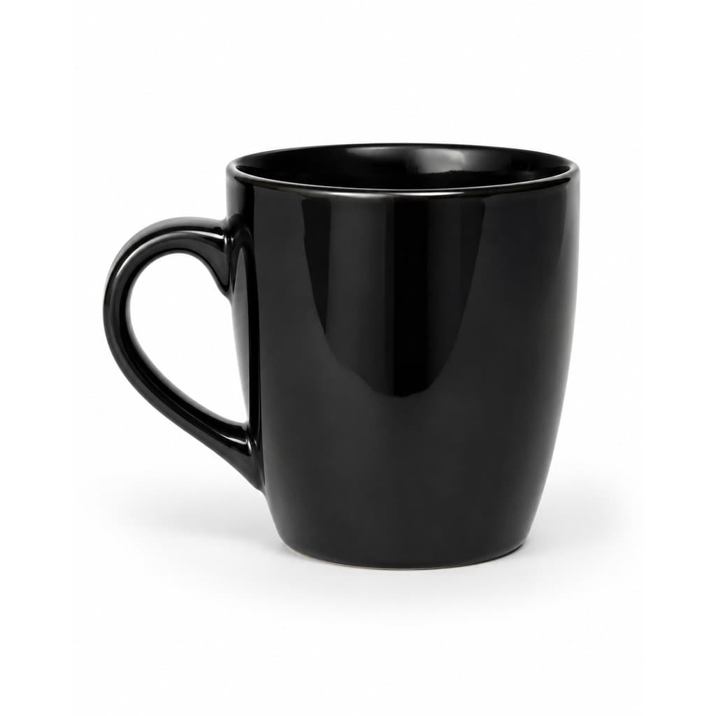 CANECA CERAMICA 180ML PRETA