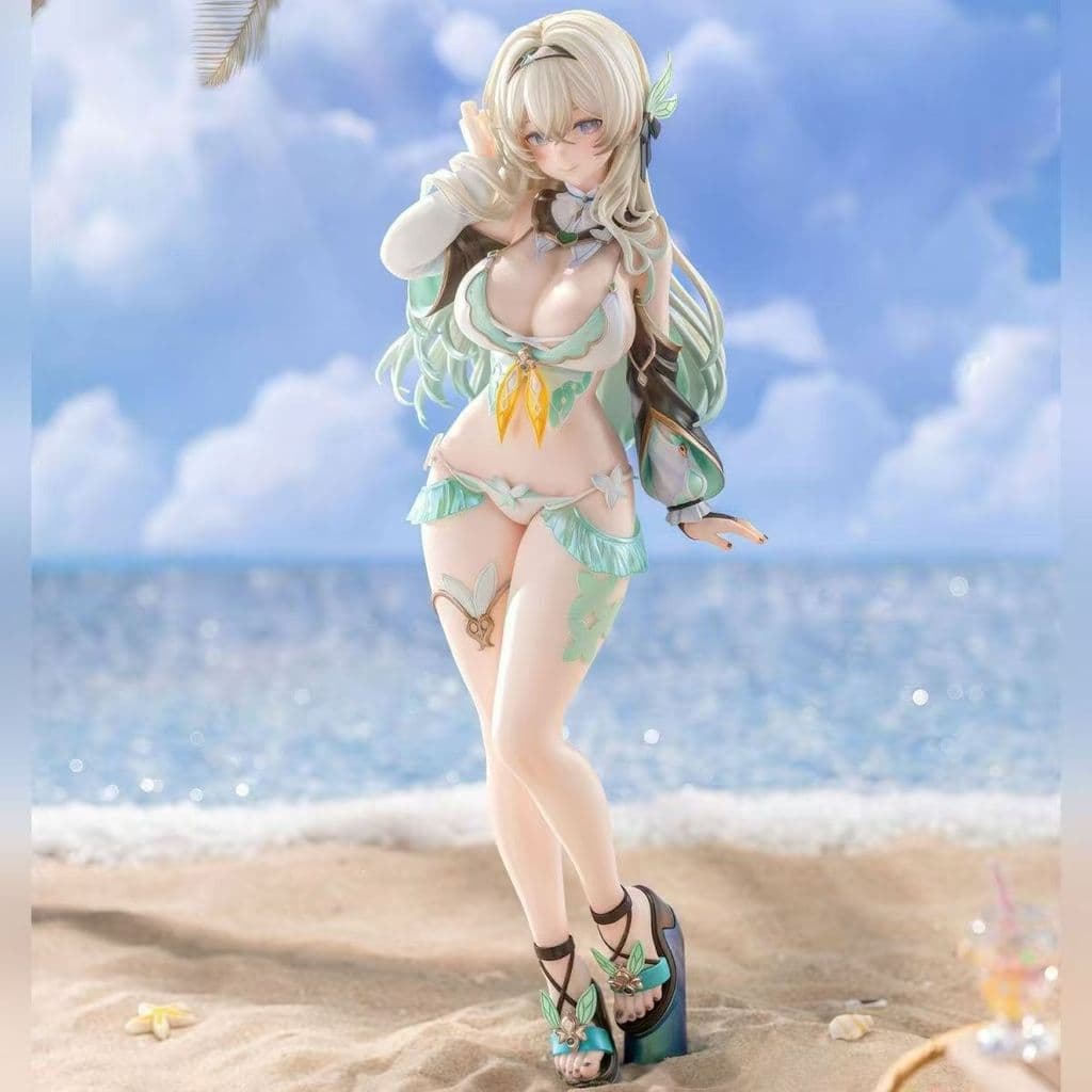 Atacado trabalho aquático fluindo maiô fluorescente linda menina Anime na moda jogar ornamentos periférico presente de a