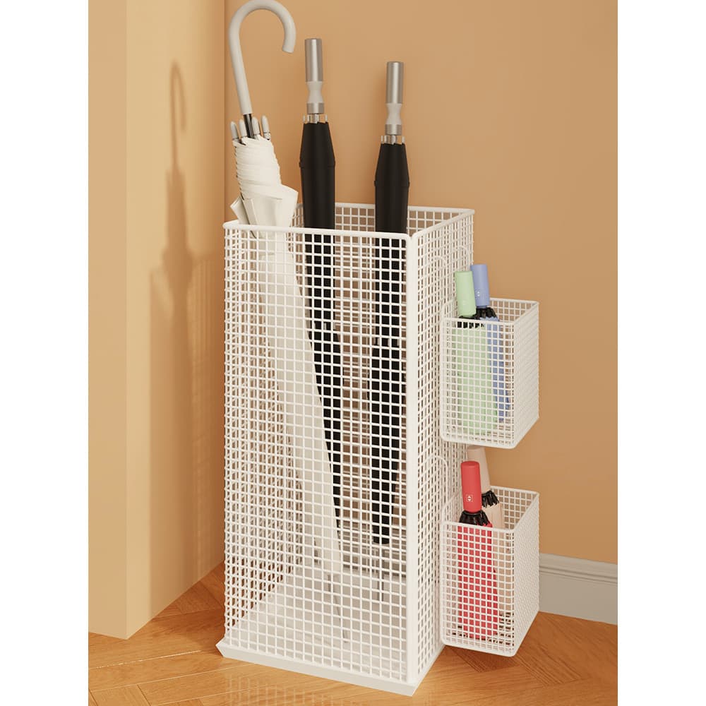 Rack de armazenamento de guarda-chuva, tubo de armazenamento, porta doméstica, balde de armazenamento, rack de
