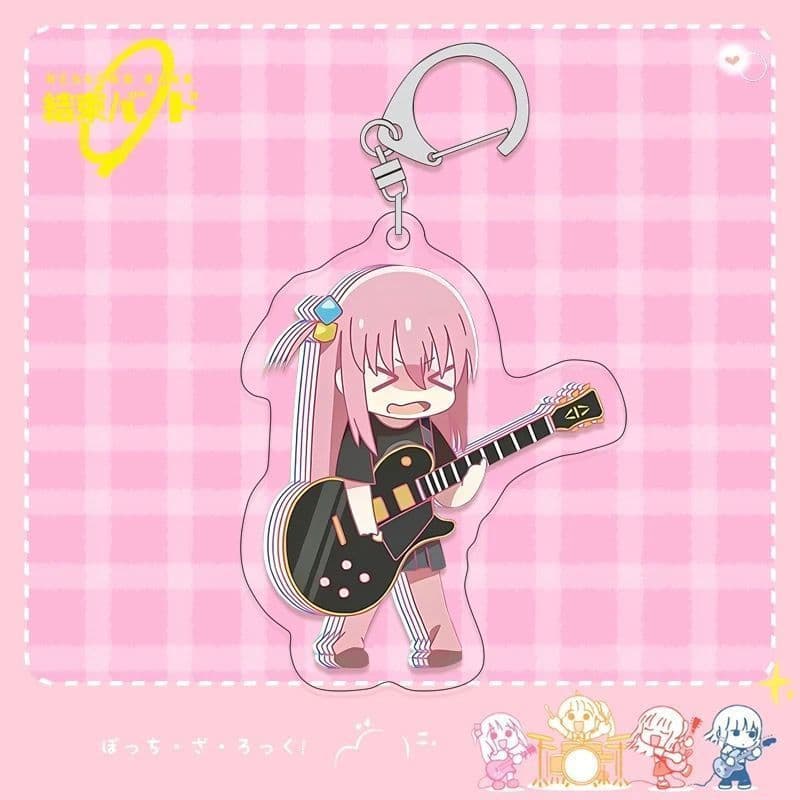 [Pingente] Chaveiro de guitarra de mercadoria de Anime Lonely Rock Tan Ryo Kita Yamada Ryo Pingente de acrílico