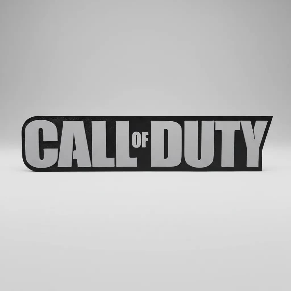 Placa Call of Duty Logo COD