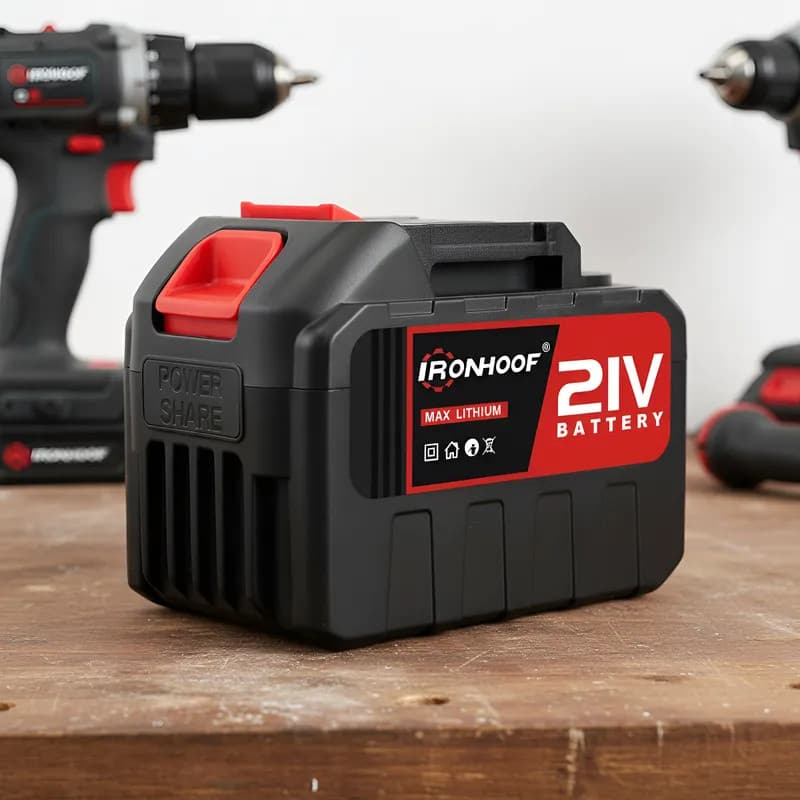 Parafusadeira Chave De Impacto 21V Bateria 2Ah/4Ah/6Ah