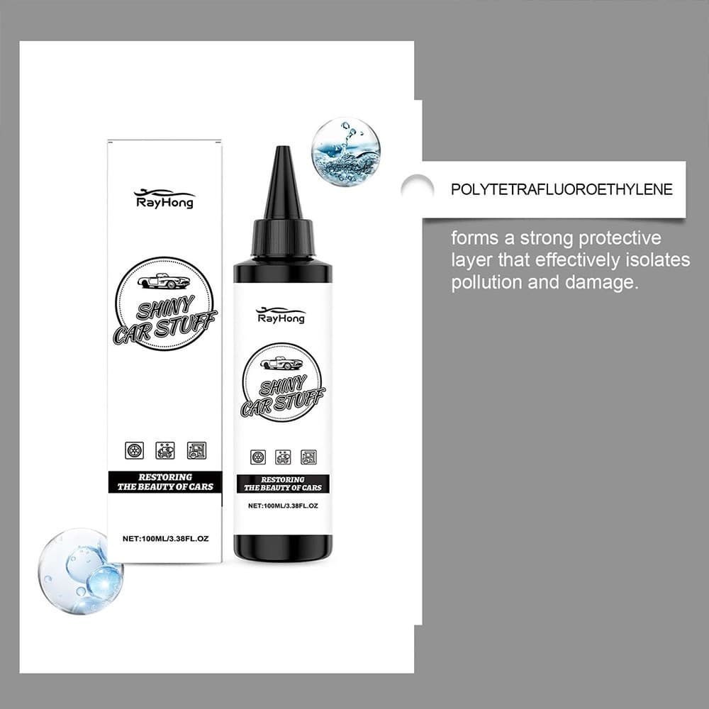 Material De Carro Brilhante Que Restaura Líquido 100ml , Restaurador De Repintura De Guarnição De Borracha Plástica Auto