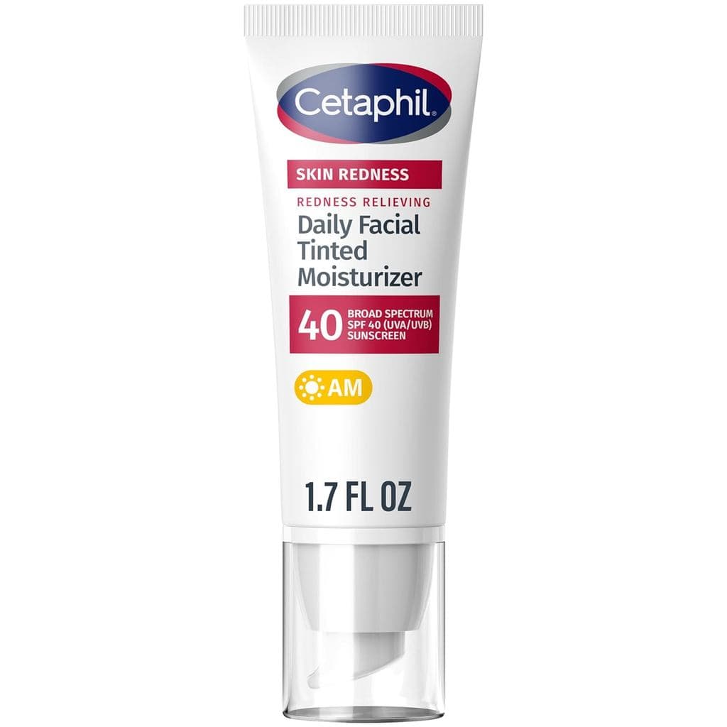 CETAPHIL Hidratante Facial Diário para Alívio da Vermelhidão com FPS 40, 1,7 fl oz, Protetor Solar de Amplo Espectro, To