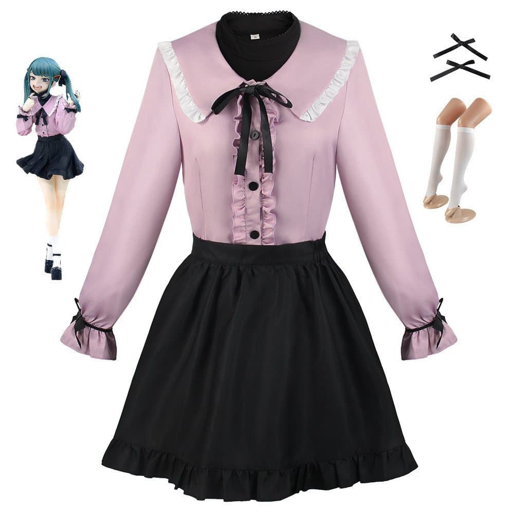 Cosplay de YouTuber Virtual ‌ Hatsune Miku ‌   Roupa de Animação para Role Play de Anime de Vampiros