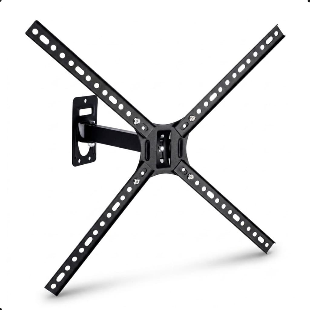 Suporte Articulado Para TV Samsung LG TCL 32 43 50 55 polegadas Até 18Kgs Padrão Vesa