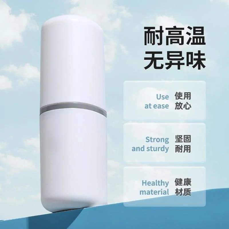 Copo Simples para Enxaguante Bucal de Viagem, Copo para Higiene Pessoal em Casa, Copo Portátil para Viagem, Estojo de Ar