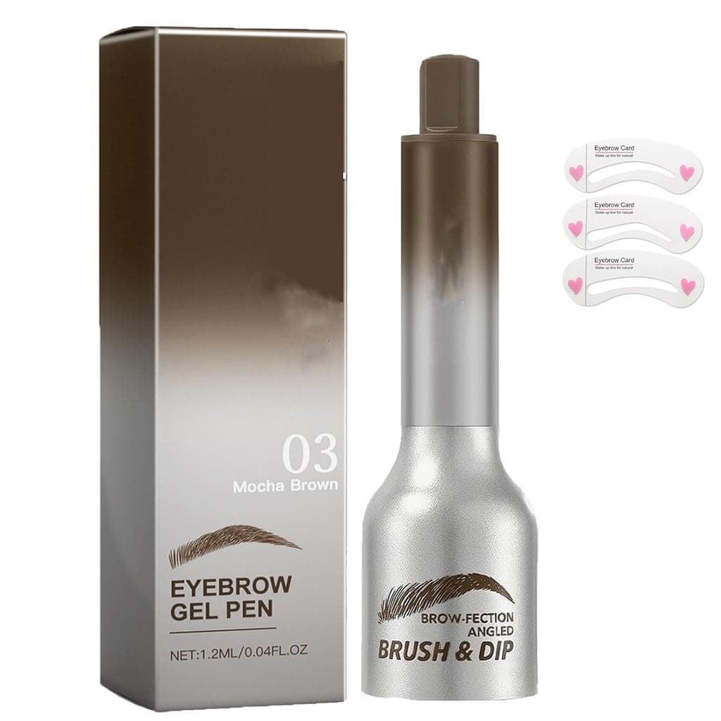 Pincel para Sobrancelhas Liftique, Pincel para Sobrancelhas Líquidas, Pincel Angulado Brow-Fection e Gel Líquido para So