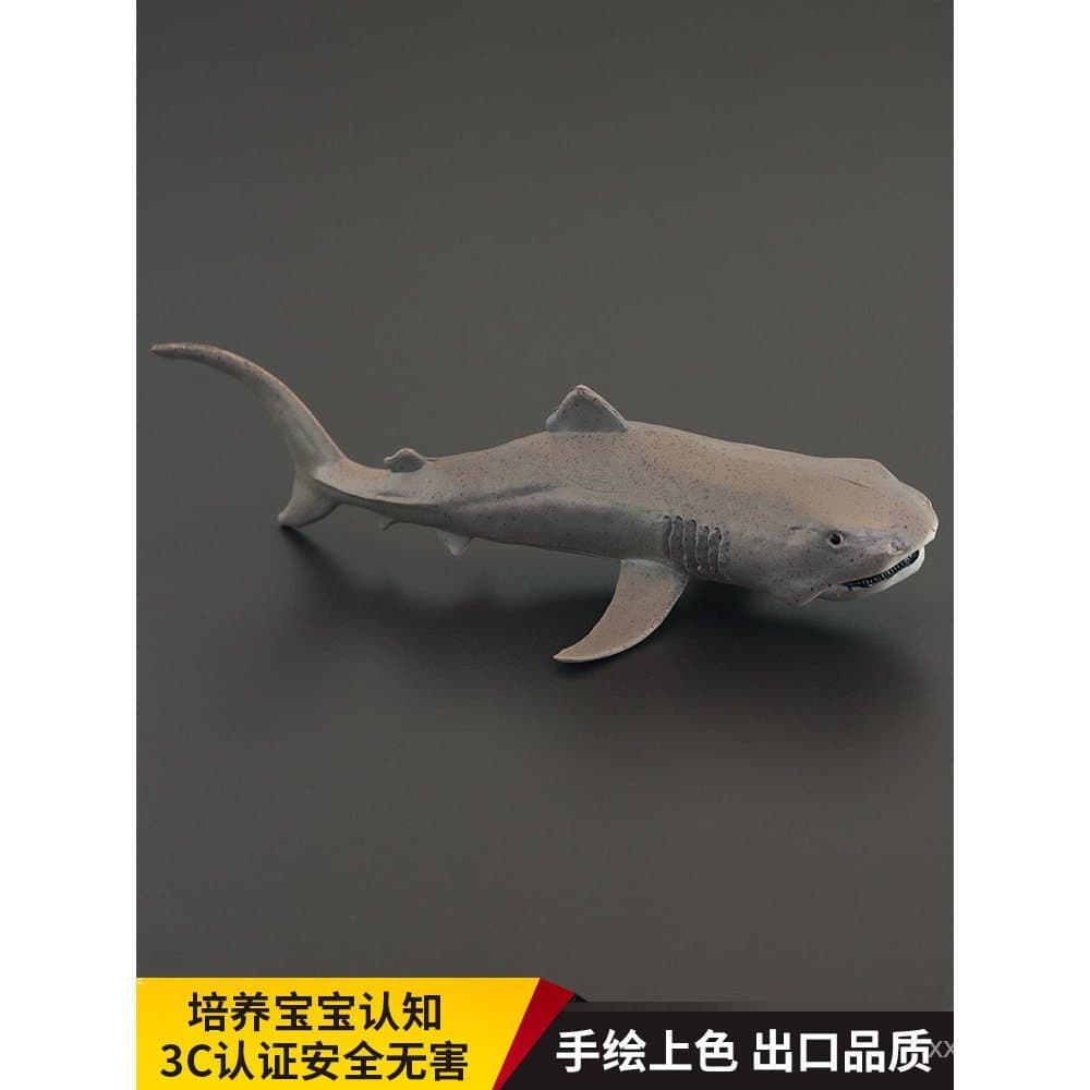 Modelo de Brinquedo Realista de Animal Marinho para Crianças: Tubarão Branco, Tubarão, Tubarão-Rato, Cartilago, Ornament