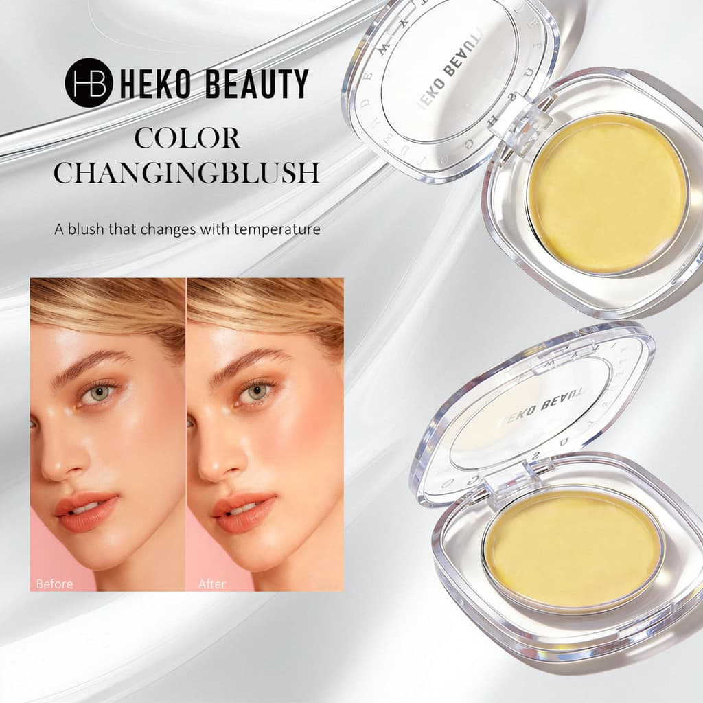 Golden HYA Tinted Blush Pó À Prova D'água Natural Pigmentado Matte Color Changing