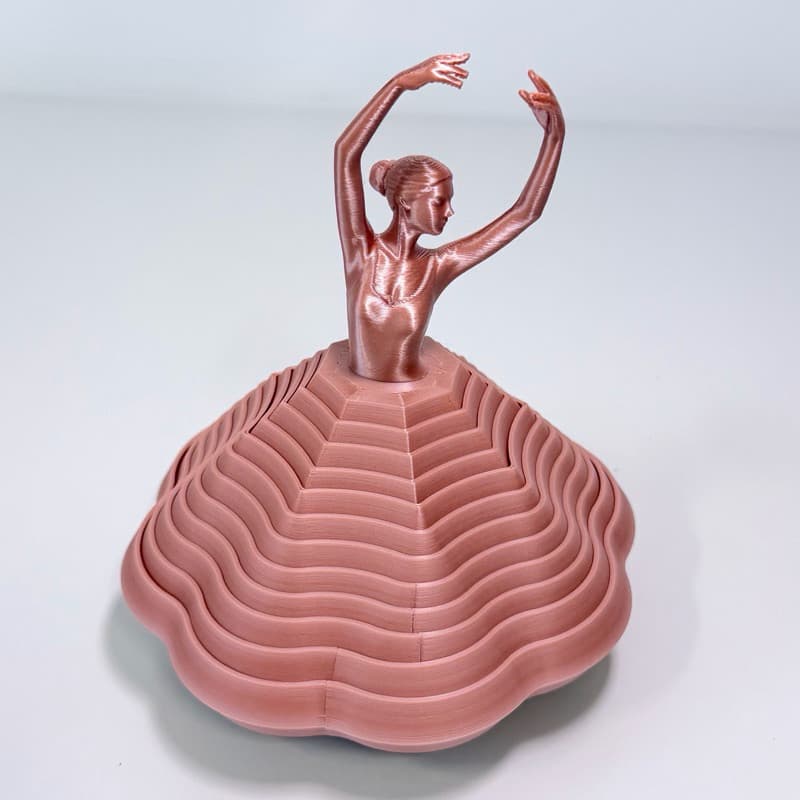 Bailarina Dançarina Ballet Fidget Toy Sensorial Giratória Articulada Antiestresse Decorativa Autorregulação Presente