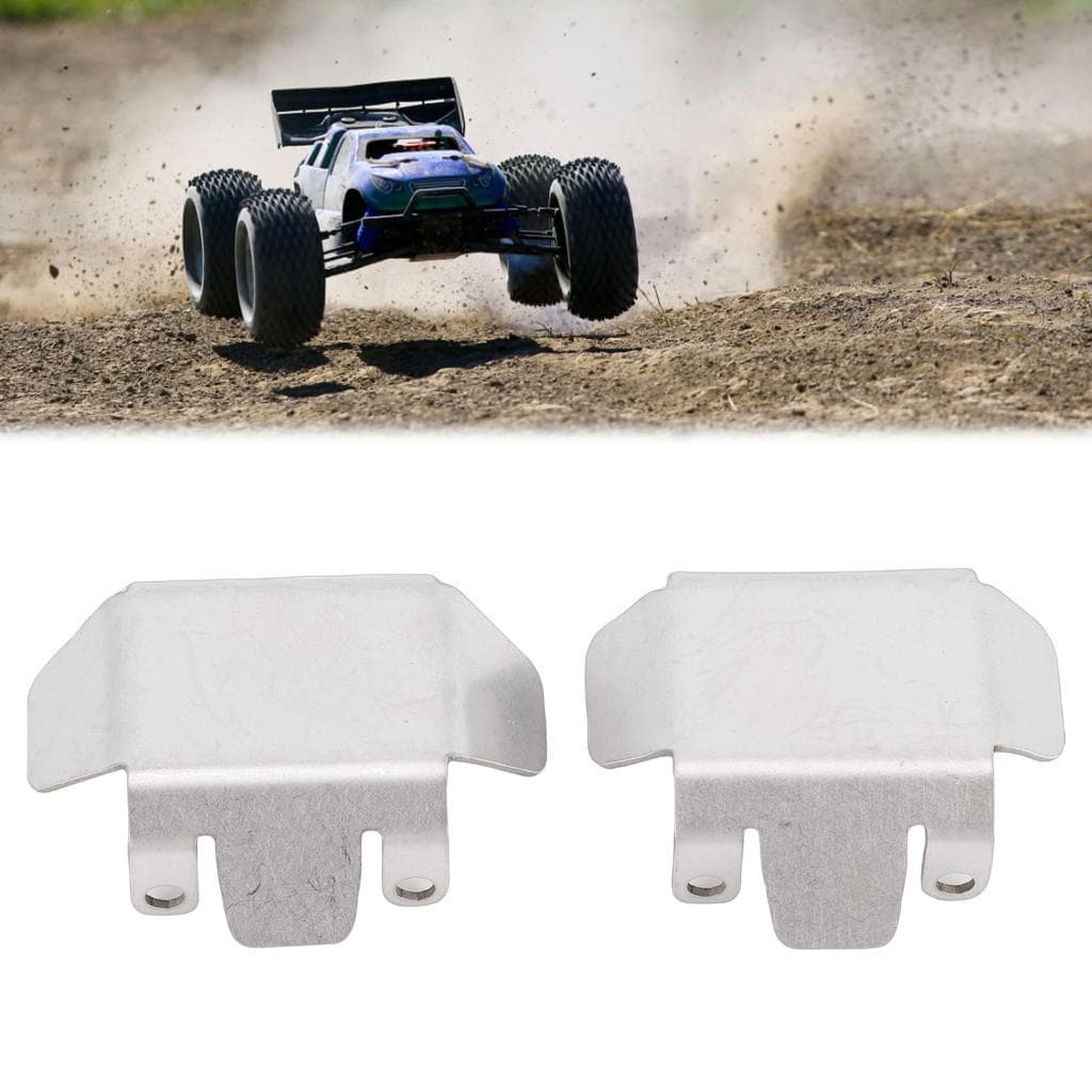 outdoor_sports.br 2 peças conjunto de placa de proteção do eixo traseiro dianteiro adequado para VS4 10 RC Crawler 1/10