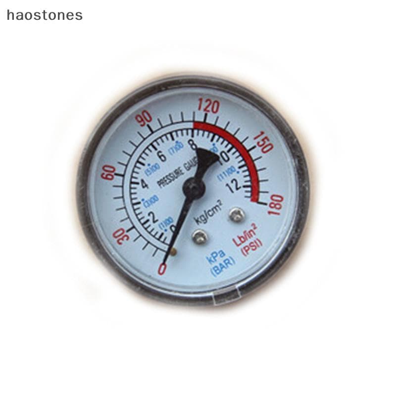 0-180PSI Compressor De Ar Pneumático Medidor De Pressão De Fluido Hidráulico 12Bar Novo