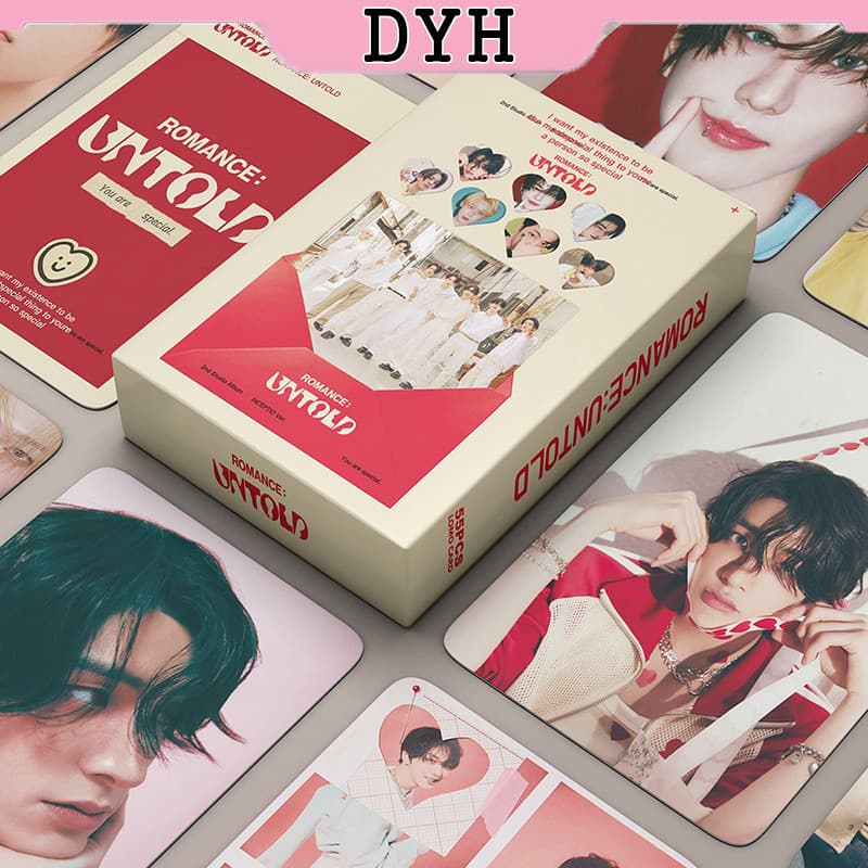 Cartões fotográficos DYH 55 ENHYPEN do álbum ROMANCE : UNTOLD, coleção de cartões LOMO KPOP FVZS