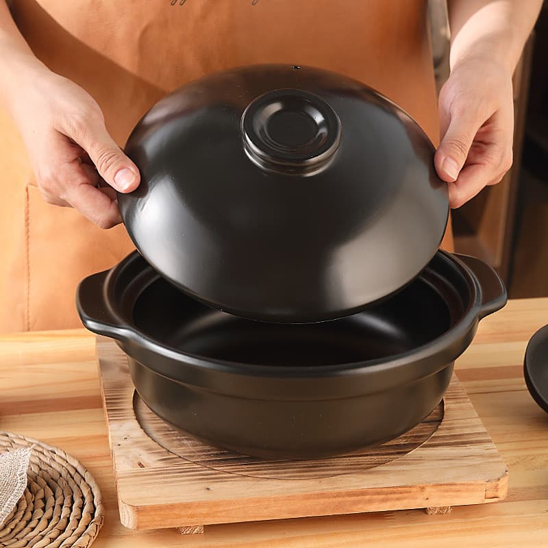 Caçarola guisado pote seco queimar não Crack fogão a gás especial sopa doméstica Claypot arroz comercial cerâmica pequen