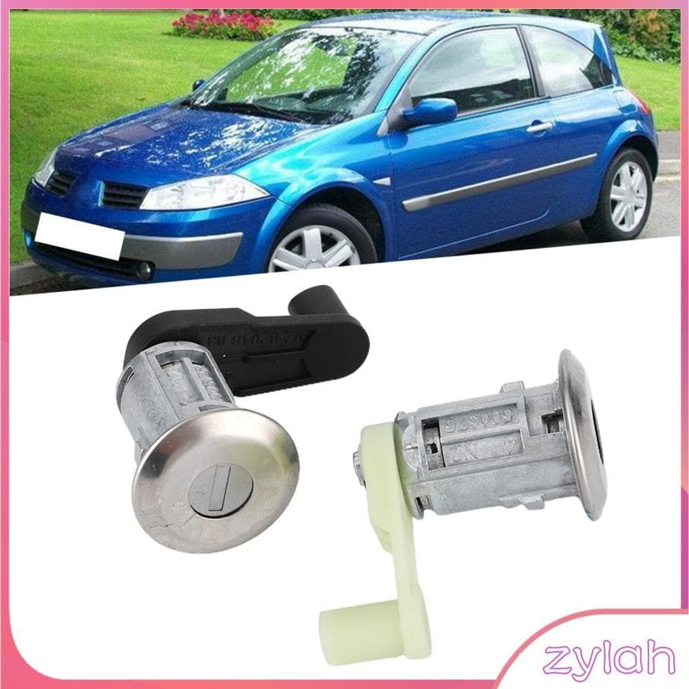 zylah.br Cilindro de fechadura de porta esquerda Duokon direita par de kit com chave 7701468981 adequado para Megane I