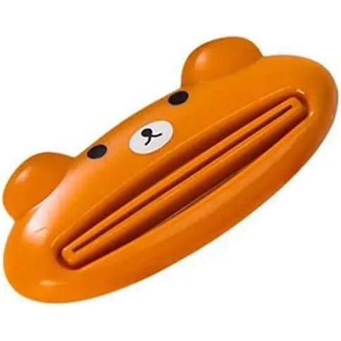1 Unidade de Espremedor de Pasta de Dente Multifuncional com Design de Desenho Animado Adorável - Dispensador de Tubo de
