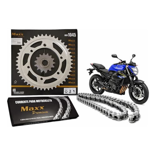Kit Relação Transmissão Yamaha Xj6 2011 Até 2019 Sem Retento