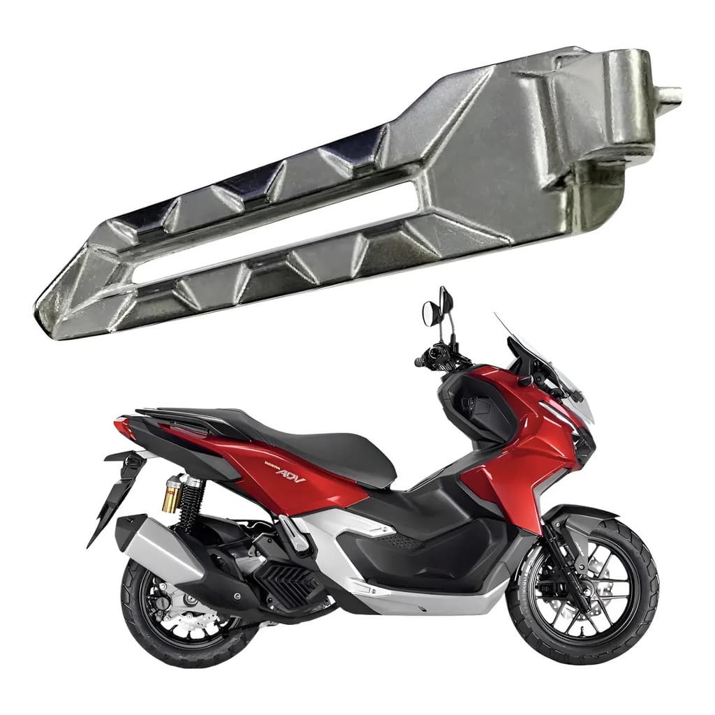 Pedaleira Traseira Direita Moto Honda Adv 150 Adv150 Pedal