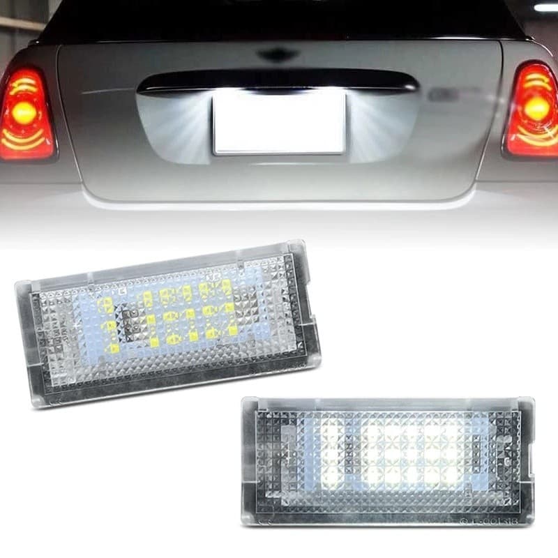 FZ 2 Unidades Para Mini Cooper R50 R52 R53 Branco LED Luz De Matrícula
