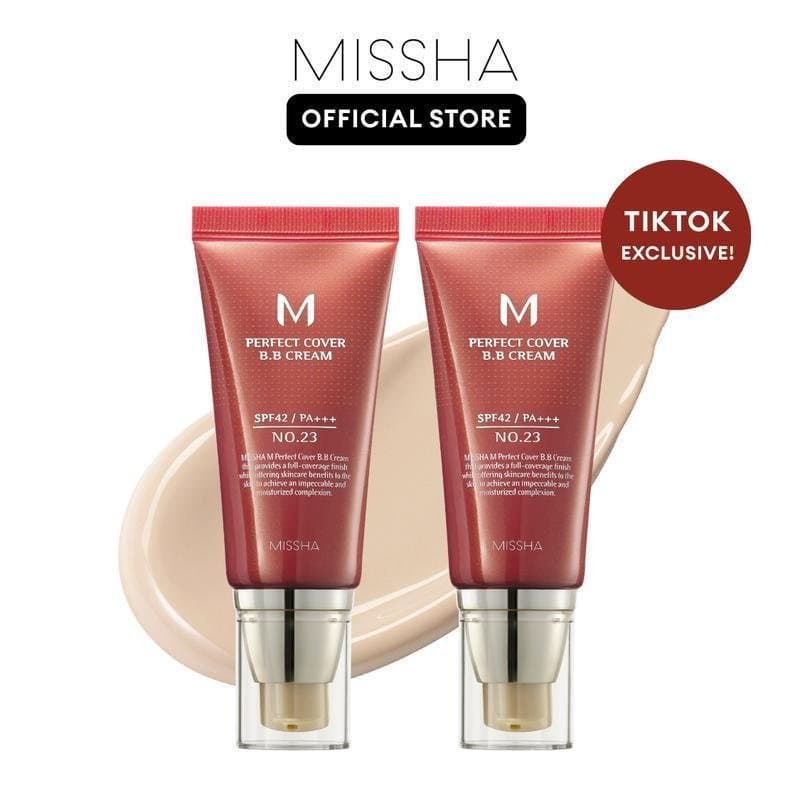 [Oficial MISSHA] VIRAL DUO! M Perfect Cover BB Cream FPS 42 PA+++ 8HKX