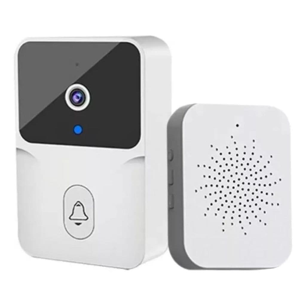 Campainha C/ Camera Wifi Sem Fio Inteligente Interfone Au...