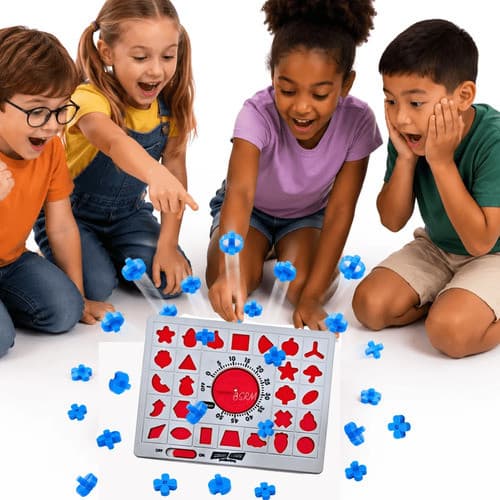 Jogo Contra o Tempo Infantil Educativo Encaixe Coordenação Motora Raciocínio Lógico Sem Pilhas