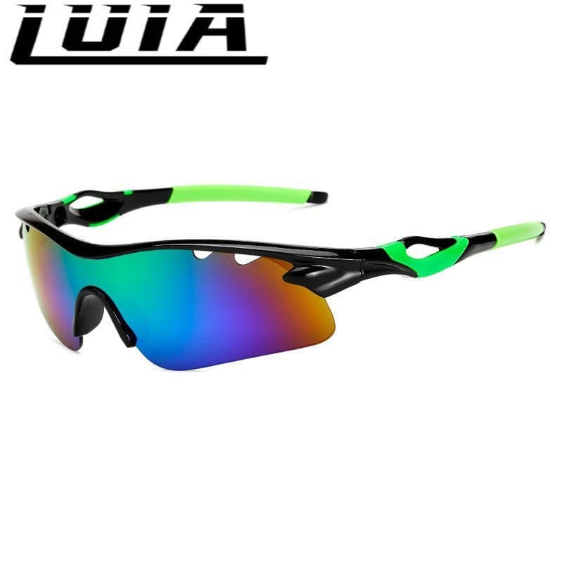 Óculos de sol esportivos de novo estilo, com proteção UV, óculos de ciclismo ao ar livre europeus e americanos para home