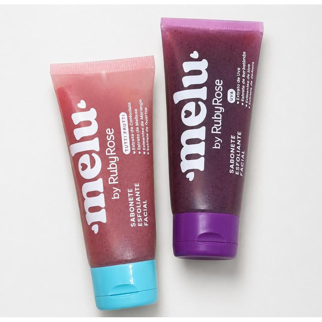 Sabonete facial Esfoliante Melu tutti Uva Ruby Rose