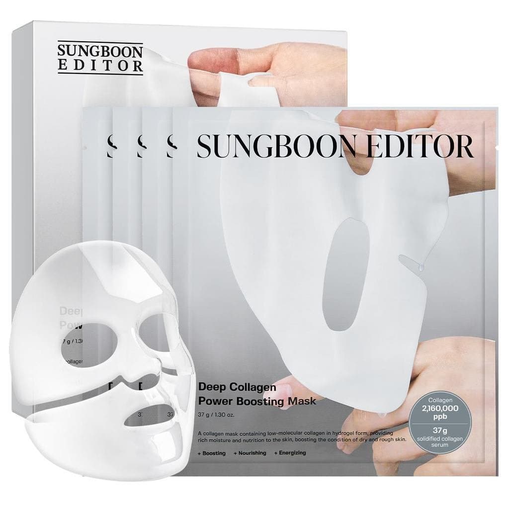 Máscara Noturna de Colágeno Profundo SUNGBOONEDITORM, Máscara Hidratante para Cuidados com a Pele, Antirrugas, Firmadora