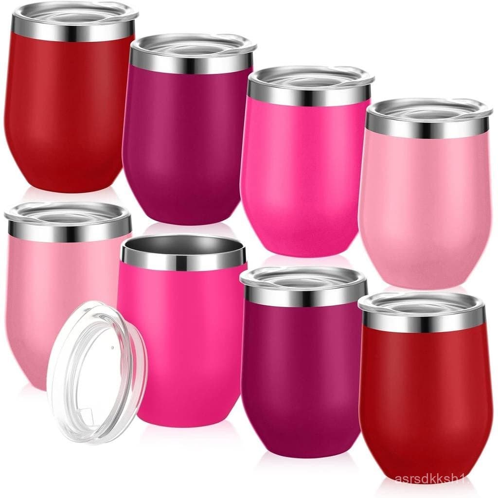 Promoção Quente: Copo de Vinho Baderke de 12oz de Alta Qualidade com Tampa, Grande Capacidade, Copo de Vinho Isolado em