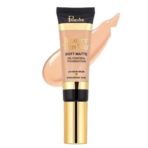 Base Líquida Dau Dau Soft Matte Oil Control, Longa Duração de até 24 Horas, Leve e Fresca, Cobertura Total