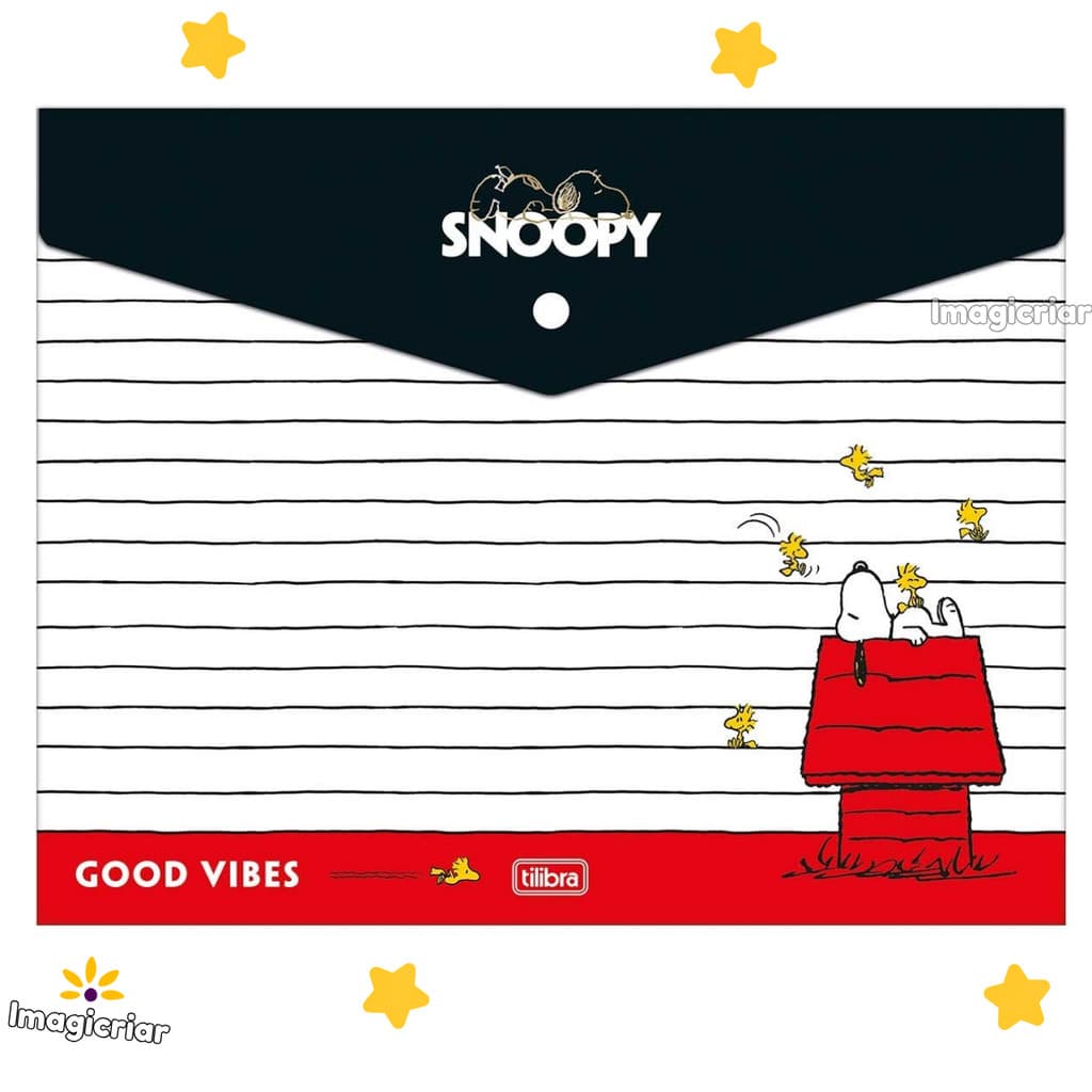 Pasta Envelope A4 Snoopy Tilibra