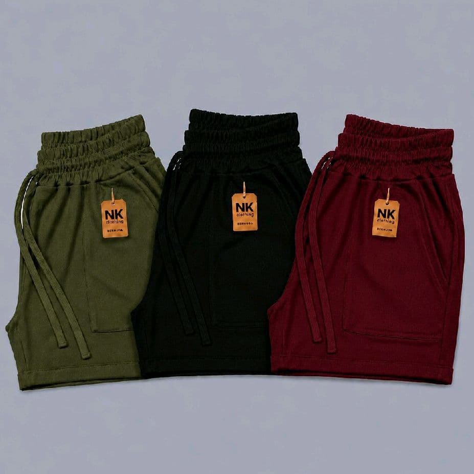 kit 2 Bermuda Moletom Feminina com Bolso Short Feminino Moletom Confortável Shortinho Moletinho casual Academia