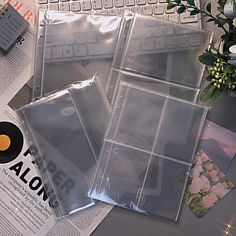 Saco De Armazenamento De Fotos A5 , Mangas De Pasta 1/2/4P , Álbum De Recarga , Cartões Internos , Cartão Fotográfico ,