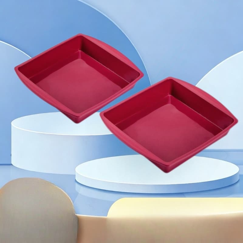 Novo molde de bolo torrado de qualidade alimentar Silicone resistente a altas temperaturas ferramenta de cozimento fácil