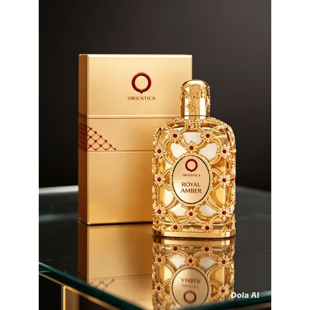 Perfume Árabe Royal Amber Orientica Eau de Parfum 80ml Uniss