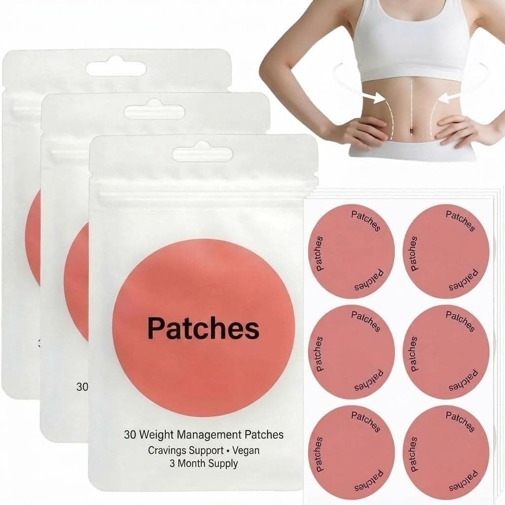 Patches de Equilíbrio Metabólico – Contém berberina e extratos vegetais, modela a linha abdominal e da cintura, modelo m