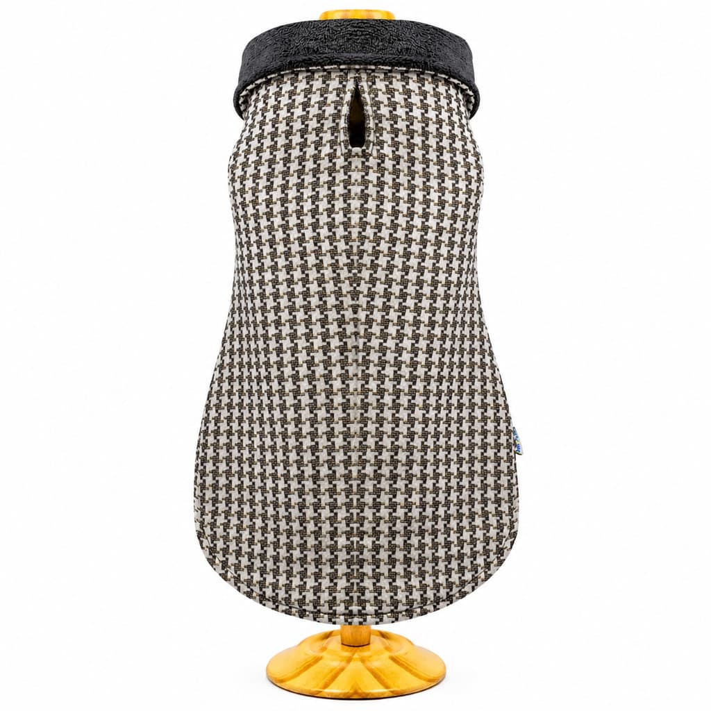 Capa para Cachorro Tweed com Fleece Inverno XGG Cães Grandes