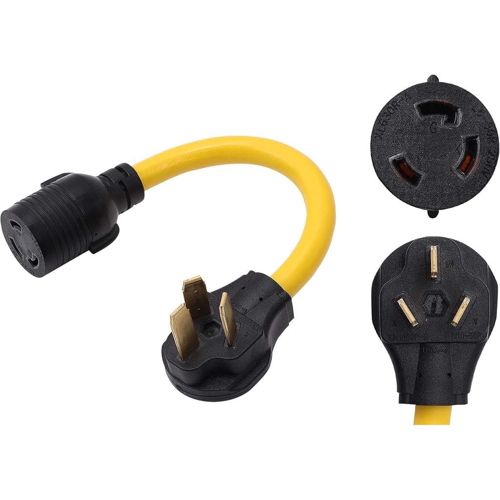 ONETAK NEMA 10-50P para L6-30R 240V 30 Amp Adaptador de Cabo de Alimentação para Secador e Soldador com Plugue Macho de