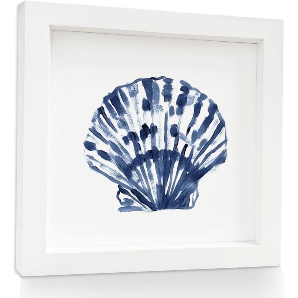 Decoração de Parede com Conchas Mtrgdn, Arte de Parede Costeira Azul para Banheiro, Decoração de Parede com Tema de Prai