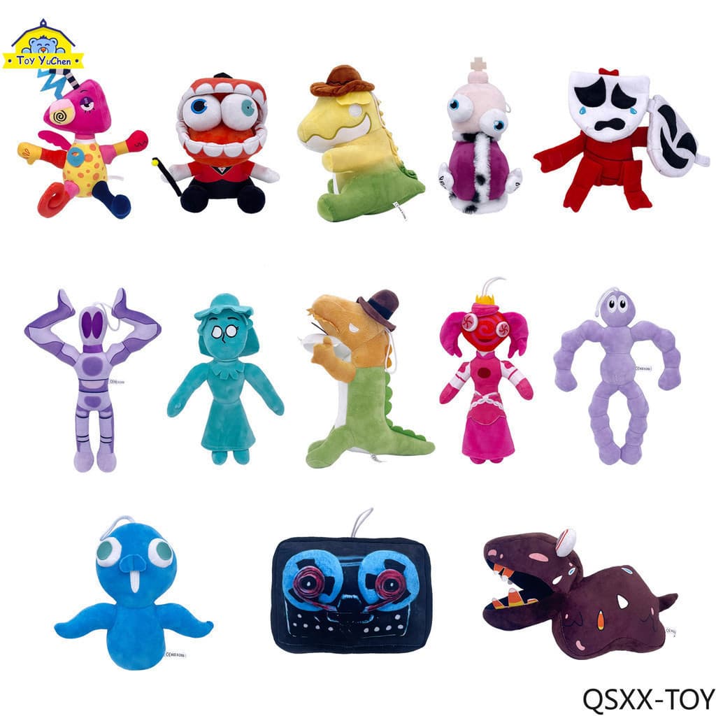 O Incrível Circo Digital 2 Bonecos De Pelúcia Caine Pomni Jax Zooble Gummigoo Baby Educational Toys Home Decor Brinquedo