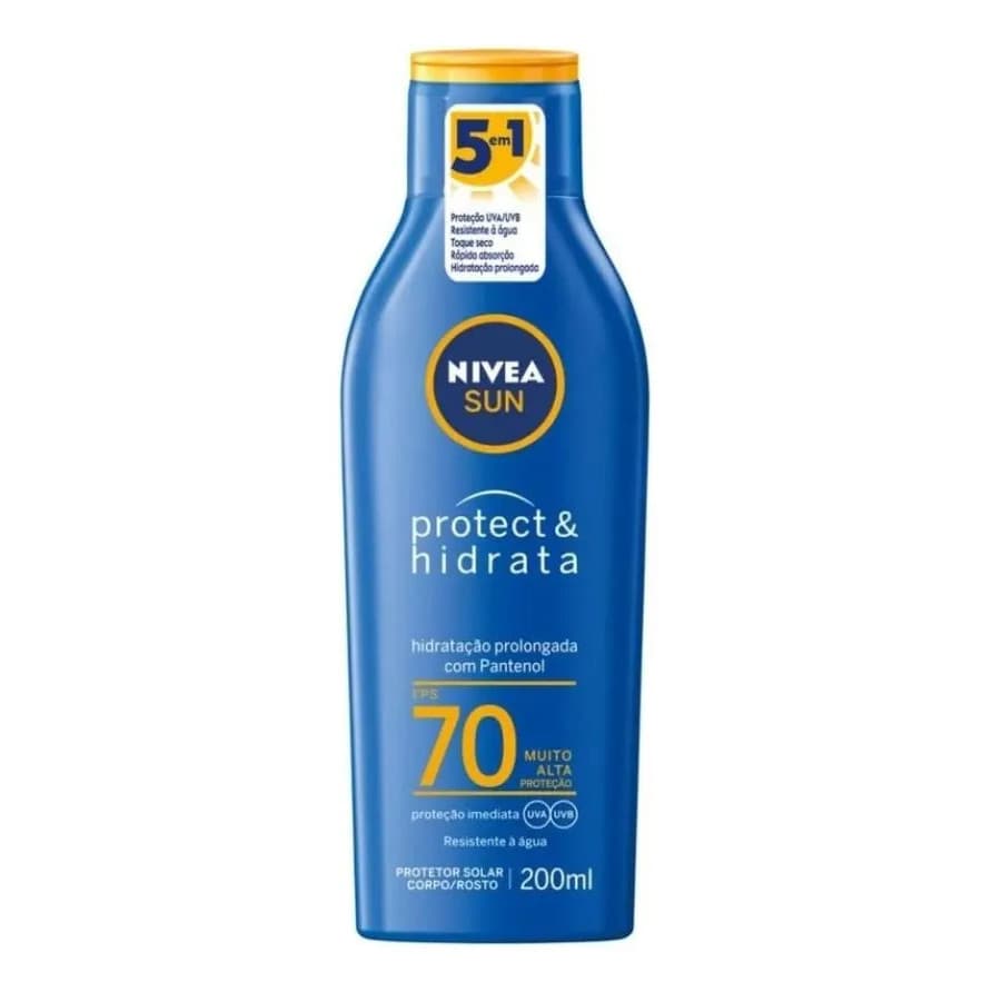 Protetor Solar Nivea Sun Protect & Hidrata Fps70 200ml