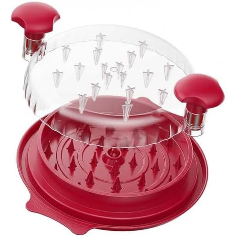 AUDRILO Ferramenta Trituradora De Frango De 10 " , Triturador De Carne Manual Com Base Antiderrapante , Moedor Giratório