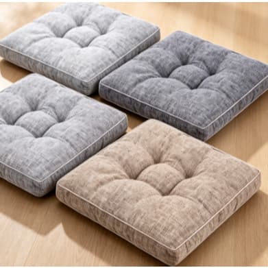 Assento Turco 40x40 Almofada Colorida Confortável para Decoração de Casa