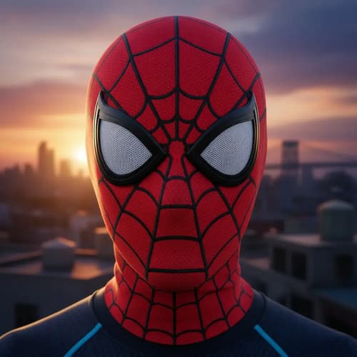 Máscara Homem Aranha Pano Vingadores Marvel NOVO FILME UM NOVO DIA