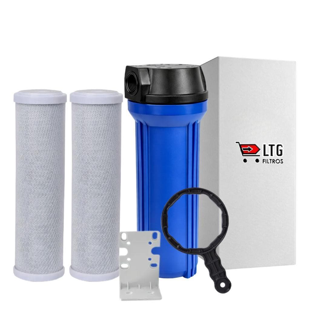 Filtro Caixa Dágua Poe 2 Refis Extra Carvão Ativado Ltg