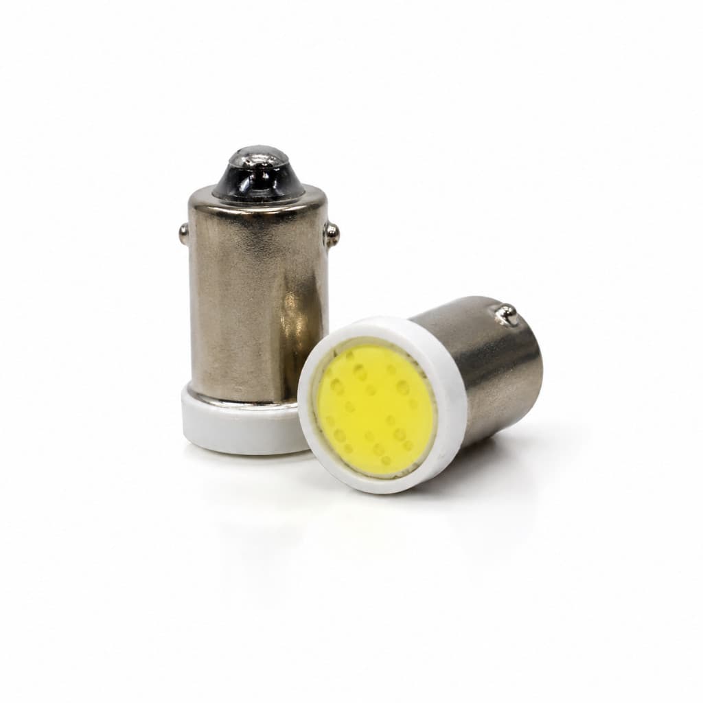Lâmpada LED BA9S COB 12V Super Branca Alto Brilho Automotiva